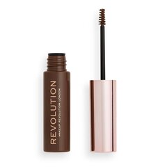 Kulmutušš Makeup Revolution 6 ml, Medium Brown цена и информация | Карандаши, краска для бровей | hansapost.ee