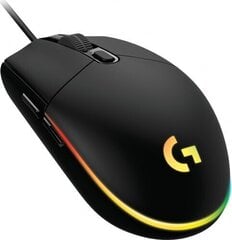 Logitech G102 Lightsync, черный цена и информация | Компьютерные мыши | hansapost.ee