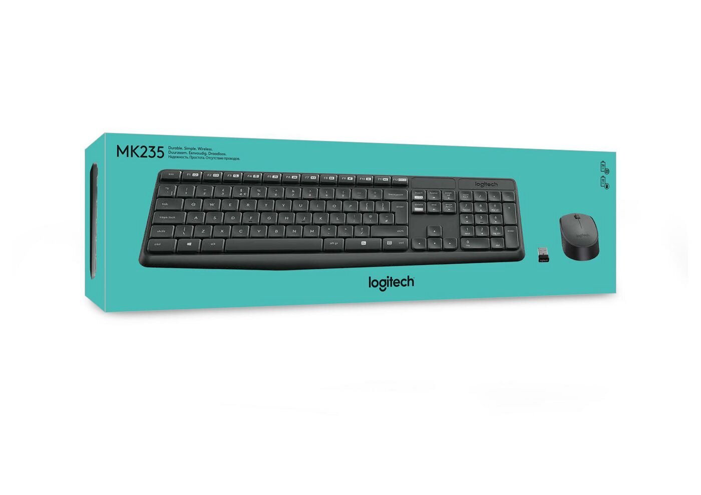 Logitech MK235 цена и информация | Klaviatuurid | hansapost.ee