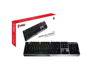 MSI VIGOR GK50 Low profile us красная/белая цена и информация | Клавиатура с игровой мышью 3GO COMBODRILEW2 USB ES | hansapost.ee