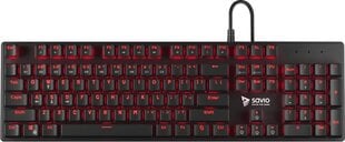 Полностью механическая клавиатура Savio Tempest RX Outemu RED цена и информация | Клавиатура с игровой мышью 3GO COMBODRILEW2 USB ES | hansapost.ee