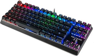 Клавиатура Modecom Volcano Lanparty RGB BT (K-MC-LANPARTY-U-BT-RGB) цена и информация | Клавиатура с игровой мышью 3GO COMBODRILEW2 USB ES | hansapost.ee