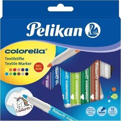 Фломастеры Pelikan Colorella, 12 цветов цена и информация | Принадлежности для рисования, лепки | hansapost.ee
