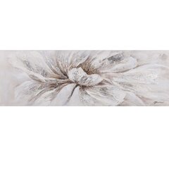 Õlimaal 50x150cm, valge lill цена и информация | Картины, живопись | hansapost.ee