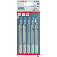 Tikksaeterad metallile Bosch T318A, 5 tk hind ja info | Käsitööriistad | hansapost.ee