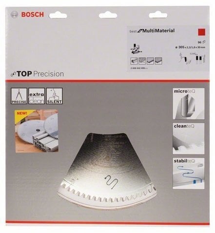 Lõikeketas Bosch Top Precision Best for Multi Material 305 x 30mm цена и информация | Aiatööriistade varuosad | hansapost.ee