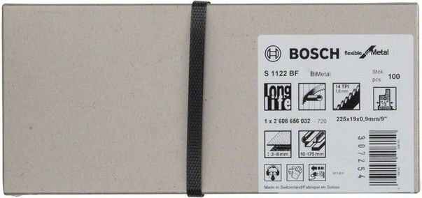 Tikksaetera Bosch S 1122 BF, 2 tk цена и информация | Aiatööriistade varuosad | hansapost.ee