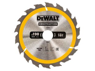 Режущий диск Dewalt 190x30 мм - DT1943-QZ цена и информация | Запчасти для садовой техники | hansapost.ee