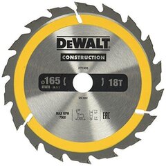 Lõikeketas Dewalt 165x20mm - DT1933-QZ цена и информация | Запчасти для садовой техники | hansapost.ee