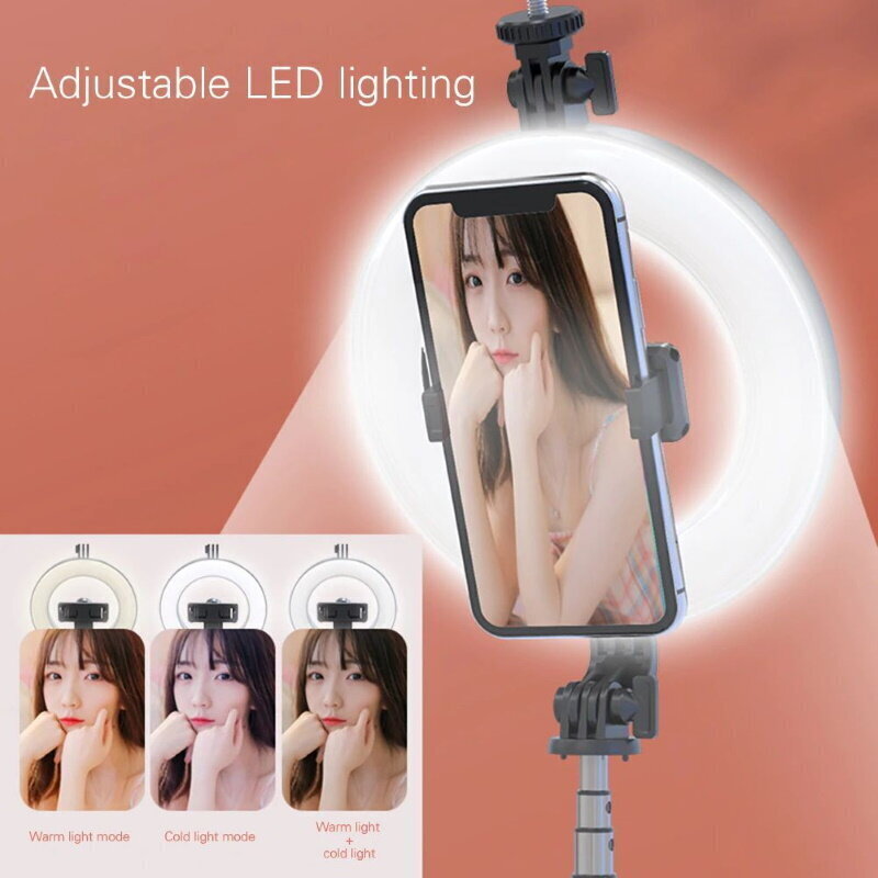 CP X2 16cm LED-laetav personaalne lamp koos BT puldiga + alus 20-90cm + telefonihoidik hind ja info | Fotovalgustid, ringvalgustid ja fotostuudiod | hansapost.ee