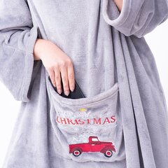 DecoKing varrukatega pleed Lazy Christmas Delivery, 150x180 cm hind ja info | Pleedid, voodikatted ja päevatekid | hansapost.ee