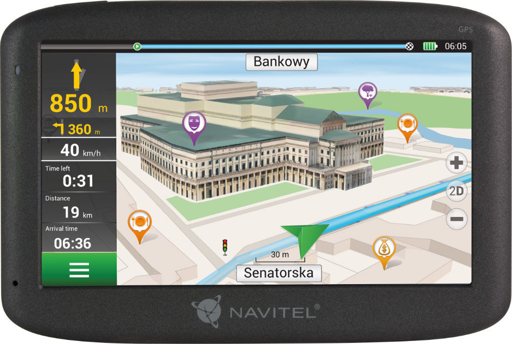 GPS seade NAVITEL F150 5'' hind ja info | GPS seadmed | hansapost.ee