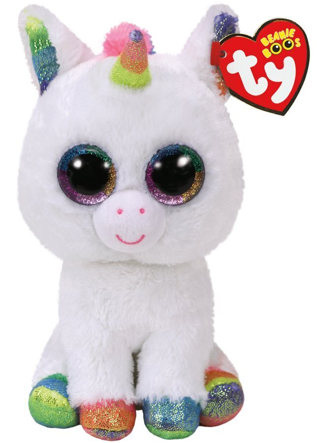 Plüüsist mänguasi TY Beanie Boos PIXY, valge ükssarvik, 15 cm, 36852 hind ja info |  Pehmed mänguasjad ja kaisukad | hansapost.ee