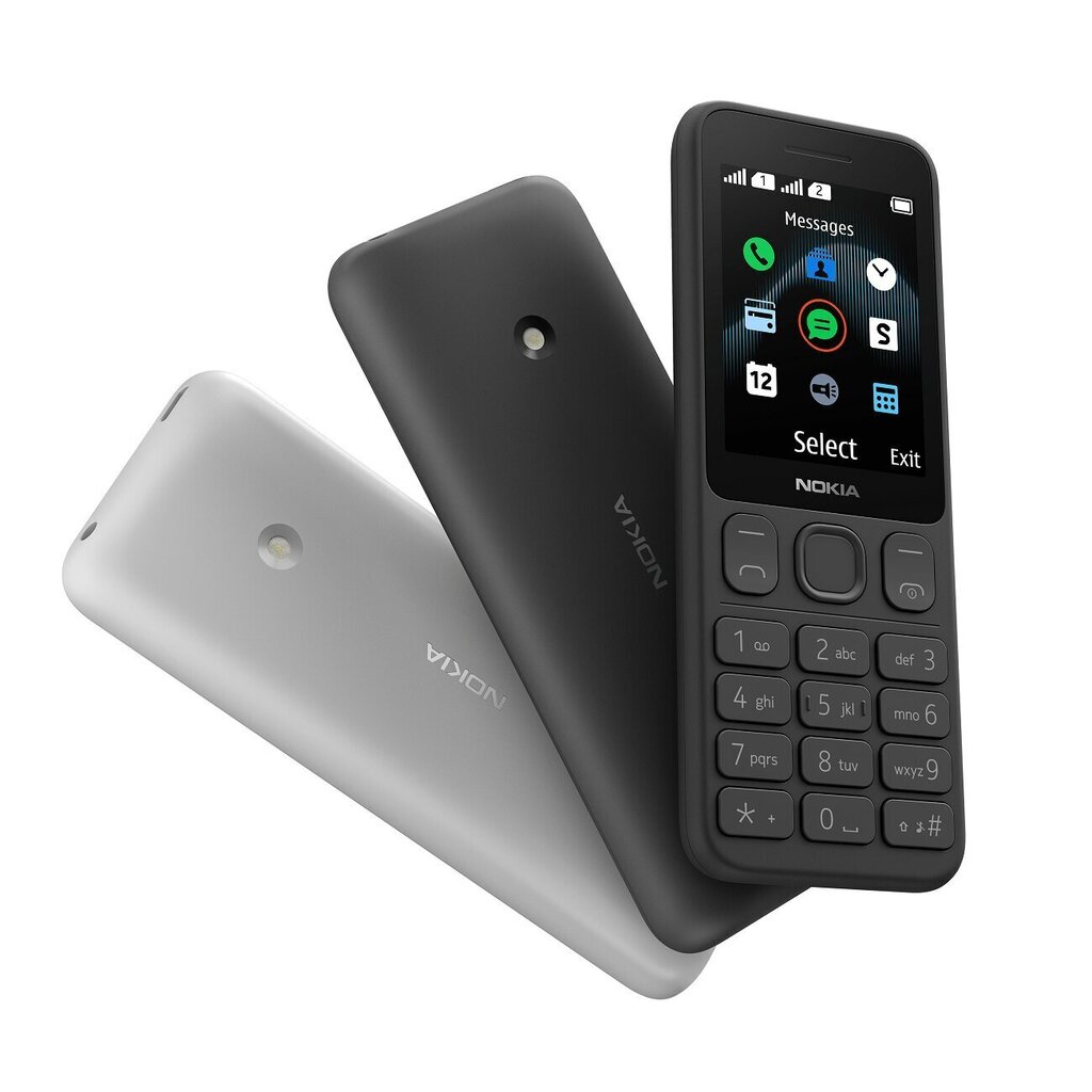 Nokia 125 (TA-1253), Dual Sim, Black цена и информация | Telefonid | hansapost.ee