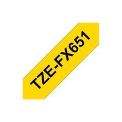 Kleepkirjalint Brother TZe-FX651, TZeFX651 hind ja info | Printeritarvikud | hansapost.ee