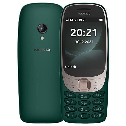 Nokia 6310 (2021) Dual SIM Green, roheline цена и информация | Telefonid | hansapost.ee