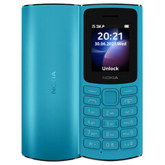 Nokia 105 4G Dual-SIM, sinine hind ja info | Telefonid | hansapost.ee