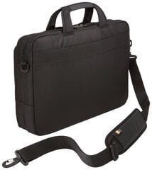 Тонкий портфель Case Logic NOTIA-114, подходит для размеров до 14 дюймов, черный, плечевой ремень цена и информация | Рюкзаки, сумки, чехлы для компьютеров | hansapost.ee