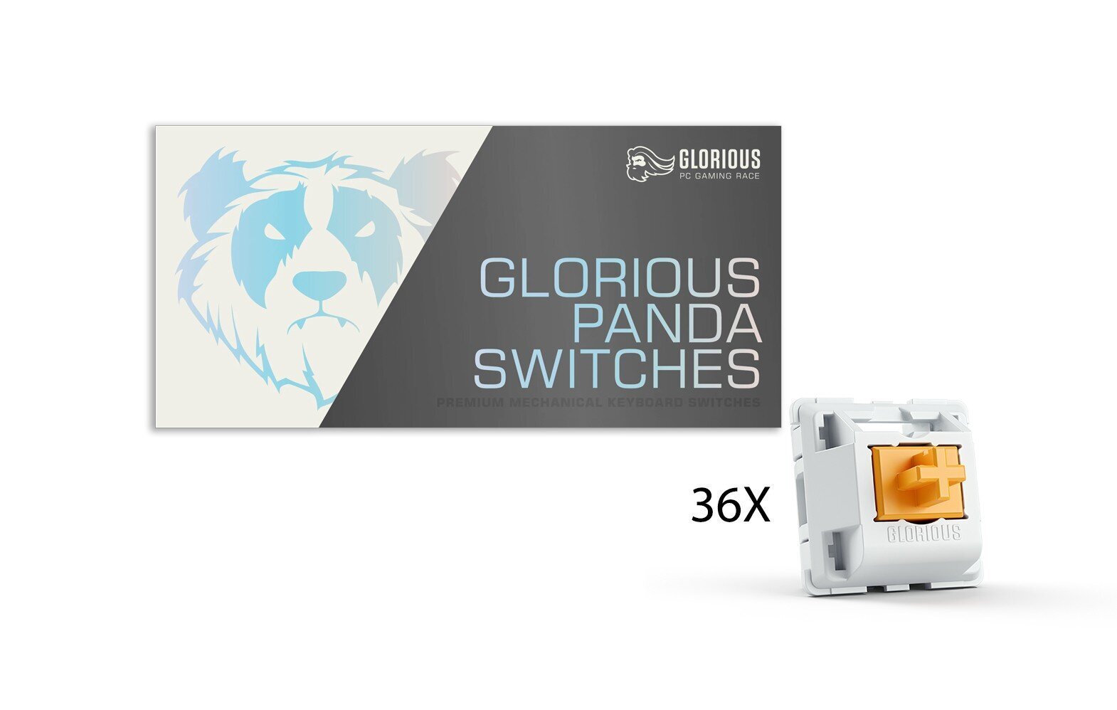 Glorious PC Gaming Race Panda Switchies Tactile & Clicky hind ja info | Mängupuldid | hansapost.ee