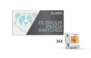 Glorious PC Gaming Race Panda Switchies Tactile & Clicky hind ja info | Pole täpsustatud Mängukonsoolid ja tarvikud | hansapost.ee