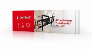 Настенный держатель для телевизора Gembird WM-65RT-03, 32 "- 65" цена и информация | Кронштейны и крепления для телевизоров | hansapost.ee