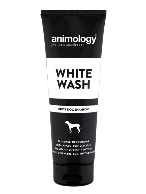 ANIMOLOGY SHAMPOON WHITE WASH 250ML hind ja info | Karvahoolduseks | hansapost.ee