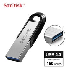 SanDisk Ultra Flair USB 3.0 128GB, Синий цена и информация | USB накопители | hansapost.ee