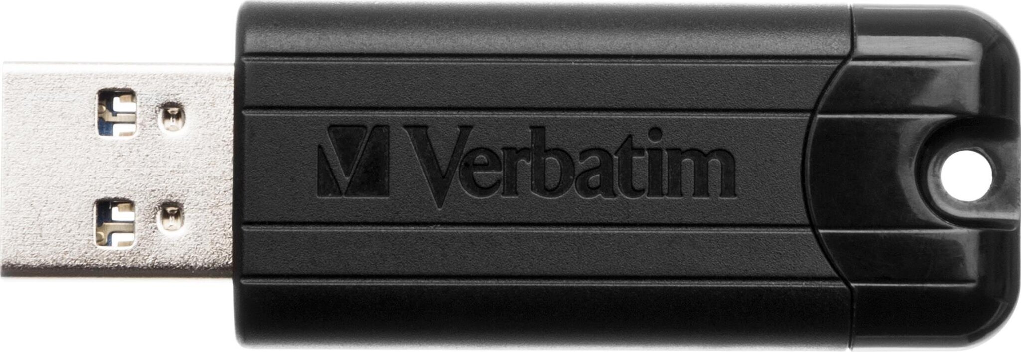 Mälupulk Verbatim - PinStripe USB 3.0 Drive 64 GB, must hind ja info | Mälupulgad | hansapost.ee