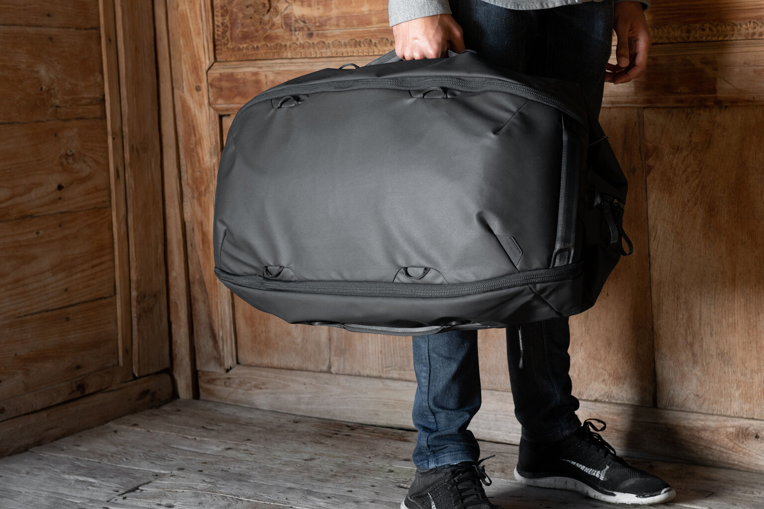 Peak Design seljakott Travel DuffelPack 65L, must цена и информация | Spordikotid ja seljakotid | hansapost.ee