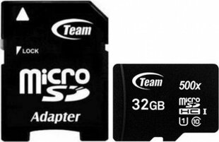 Team Groupi mälukaart, 32 GB + adapter hind ja info | Team Group Mobiiltelefonid ja lisatarvikud | hansapost.ee