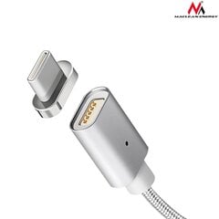 Magnetiline USB Type-C kaabel hõbedane Maclean Energy MCE178 цена и информация | Кабели и провода | hansapost.ee