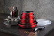 Berlingerhaus pottide ja pannide komplekt Metallic Line Black Burgundy Edition, 12-osaline цена и информация | Potid | hansapost.ee