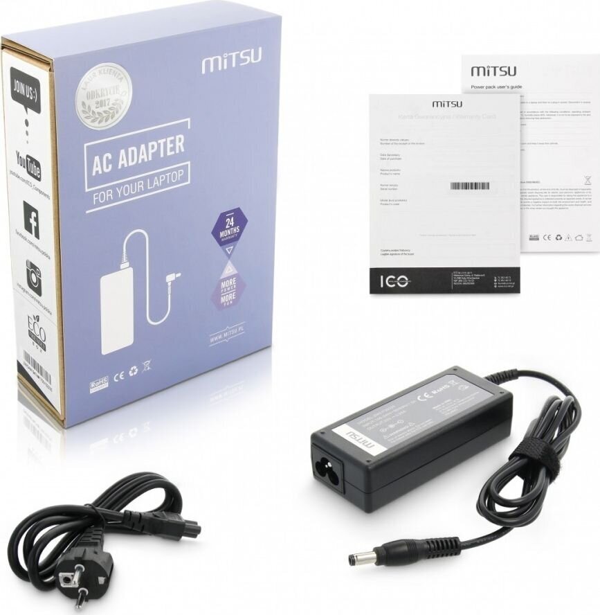 Mitsu 20W, 3.2A, 65W цена и информация | Sülearvuti laadijad | hansapost.ee
