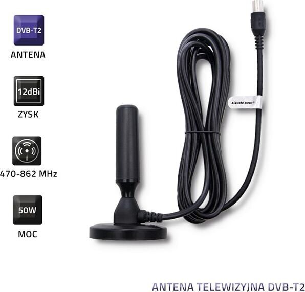 Qoltec 57016 цена и информация | Televiisori antennid | hansapost.ee