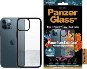 PanzerGlass ClearCase iPhone 15 Pro Max 6.7" D3O 2xMilitary grade czarny|black 1179 цена и информация | Чехлы для телефонов | hansapost.ee