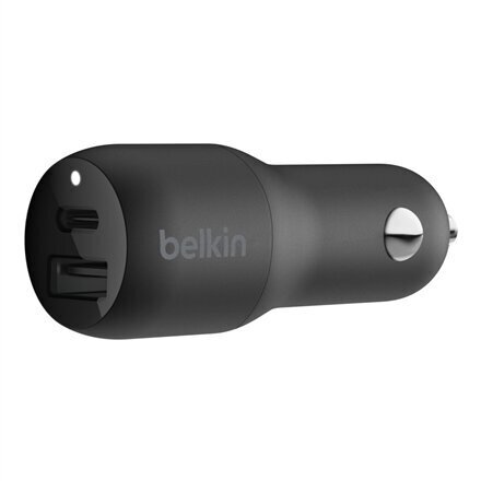 Belkin 32W USB-C PD + USB-A autolaadija BOOST↑CHARGE цена и информация | Laadijad mobiiltelefonidele | hansapost.ee