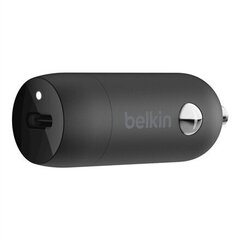 Belkin 20W autolaadija Belkin CCA003BT04BK USB-C PD + USB-C / Lightning hind ja info | Laadijad mobiiltelefonidele | hansapost.ee