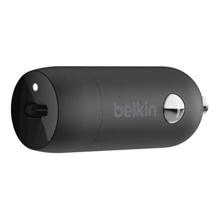 Belkin 20W autolaadija Belkin CCA003BT04BK USB-C PD + USB-C / Lightning цена и информация | Laadijad mobiiltelefonidele | hansapost.ee