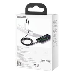 Baseus Superior USB - USB Typ C fast charging data cable 66 W (11 V / 6 A) Huawei SuperCharge SCP 1 m black (CATYS-01) цена и информация | Кабели для телефонов | hansapost.ee