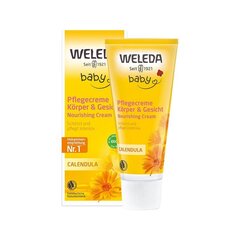 Увлажняющий крем для тела с календулой Weleda Baby для детей 75 мл цена и информация | Косметика для мам и детей | hansapost.ee