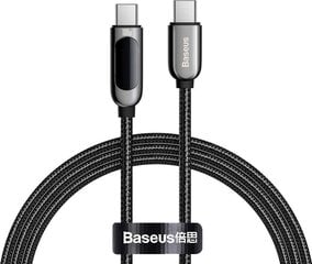 Baseus Display Cable USB-C to Type-C 100W 1m (black) цена и информация | Borofone 43757-uniw | hansapost.ee