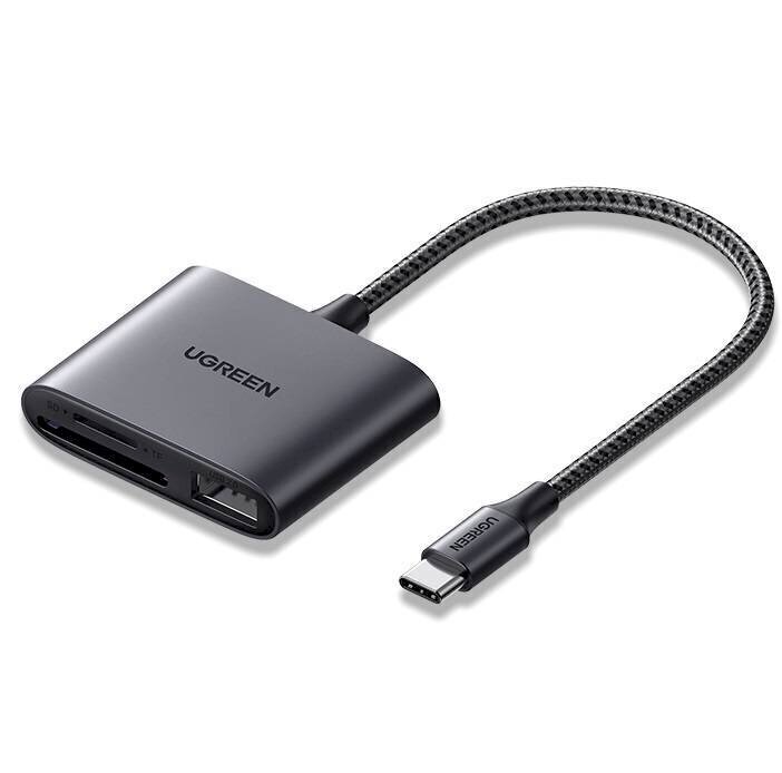 Ugreen USB-C kaardilugeja цена и информация | USB adapterid ja jagajad | hansapost.ee