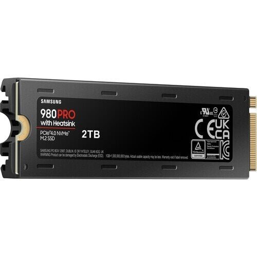 Samsung 980 PRO Heatsink M.2 NVMe SSD (MZ-V8P1T0CW), 2 TB, PCIe 4.0 цена и информация | Sisemised kõvakettad | hansapost.ee