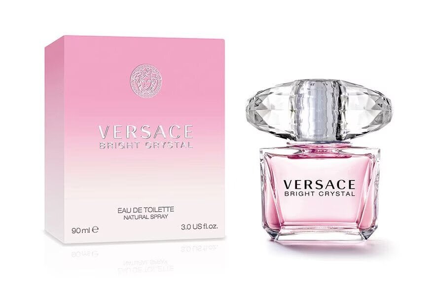 Tualettvesi Versace Bright Crystal EDT naistele, 90 ml hind ja info | Parfüümid naistele | hansapost.ee