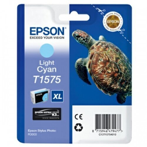 Epson T1575 Light Cyan Light cyan hind ja info | Tindiprinteri kassetid | hansapost.ee