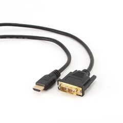 Gembird DVI-D/HDMI, 5 м цена и информация | Кабели и провода | hansapost.ee