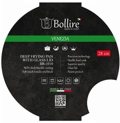 Глубокая сковорода с крышкой Bollire VENEZIA Line, 28 см цена и информация | Bollire Аутлет | hansapost.ee