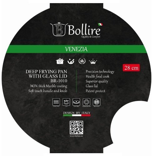 Bollire sügav pann kaanega Venezia Line, 28 cm hind ja info | Pannid | hansapost.ee