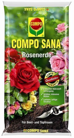 Rooside alusmaterjal COMPO SANA, 20 l цена и информация | Kompost, muld ja turvas | hansapost.ee