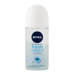 <table>Nivea Fresh Natural Roll-on Antiperspirant 50ml</table> цена и информация | Дезодоранты | hansapost.ee